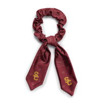 USC Trojans League Cardinal SC Interlock Tonal Bandana Spirit Tie Scrunchie